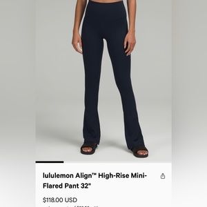 LULULEMON NWT Align HR Flare Pant 32”